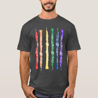Camiseta Jogador Oboista Oboista Colorido Leito Duplo