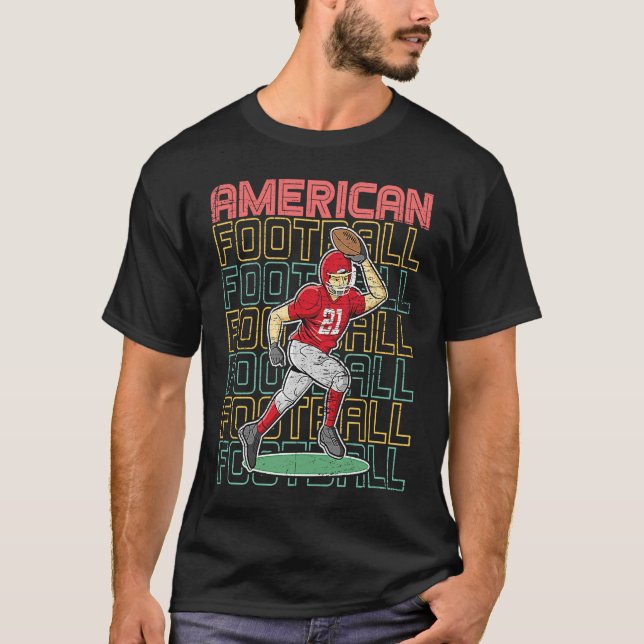 Camiseta Jogador Orgânico de Futebol Americano (Frente)