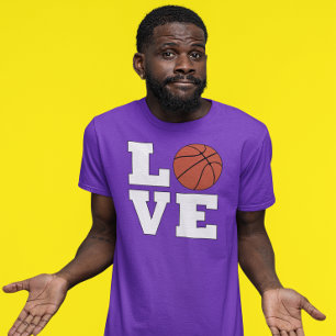 Camiseta Jogador ou treinador de basquetebol do AMOR do