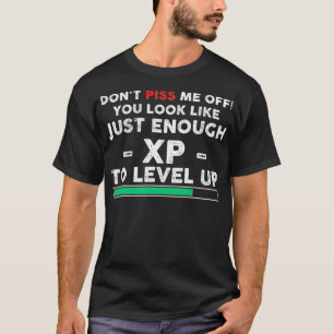 Camiseta Jogador parece XP suficiente para nivelar os jogos