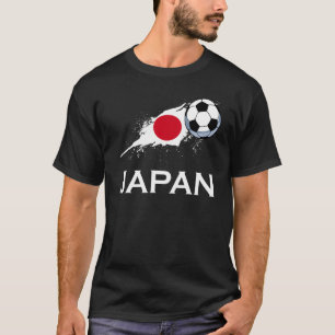 Camiseta Jogador Patriótico Japonês F da Equipe de Futebol