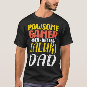 Camiseta Jogador Pawsome Ainda Melhor Pai Saluz Gam de Víde