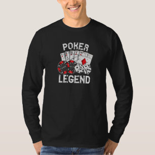 Camiseta Jogador Poker Gamble Cartão Casino Bet Texas hold