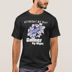 Camiseta Jogador Por Videos games Noturnos Jogando Jogo Est
