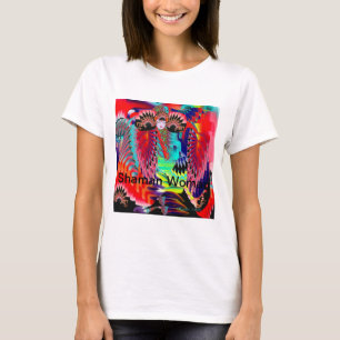 Camiseta Jogador principal,Mujer Shaman,Shaman mulher,verme