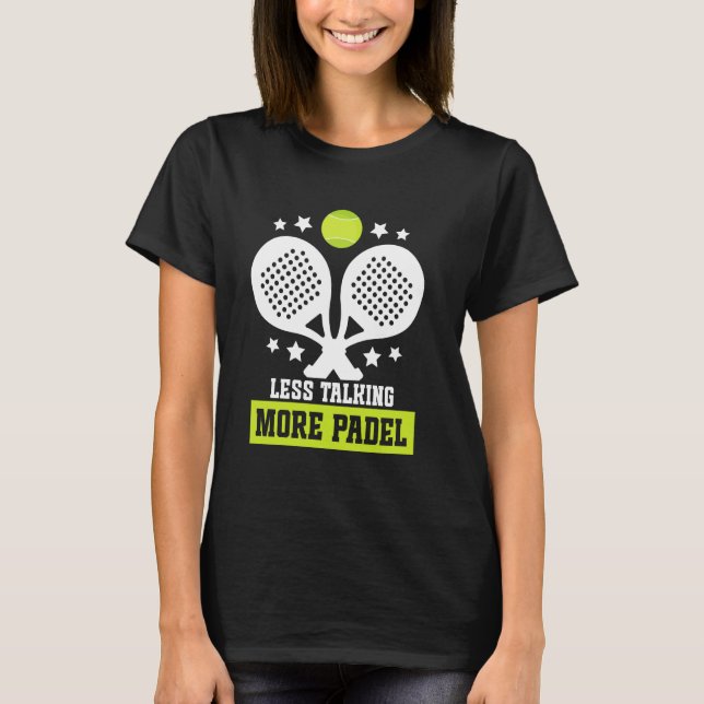 Camiseta Jogador Raquet Ball Racket Menos Fala Jogador Do J (Frente)