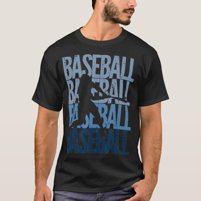 Camiseta Jogador Retro Baseball Vintage (Frente)