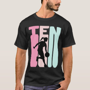 Camiseta Jogador Retro Bysketbyll, 10 anos de idade, 10º an