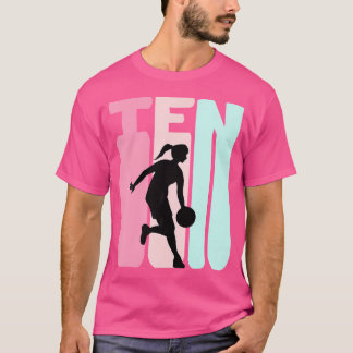 Camiseta Jogador Retro De Basquete De 10 Anos De Aniversári