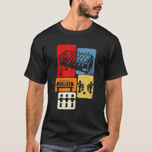 Camiseta Jogador Retro Jogador de Futebol de mesa Foosball