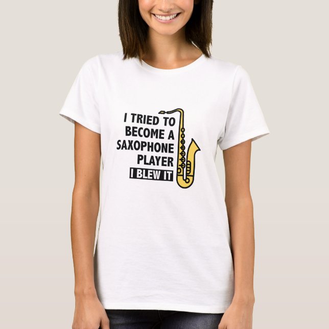 Camiseta Jogador saxofone (Frente)