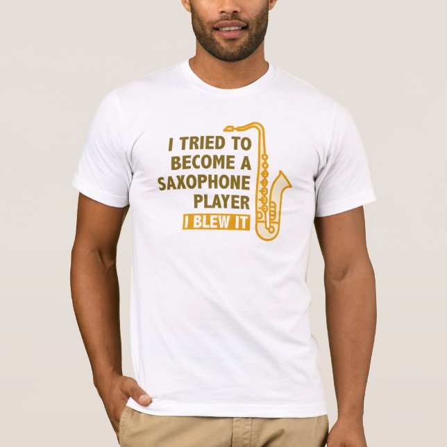Camiseta Jogador saxofone (Frente)