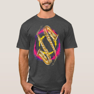 Camiseta Jogador saxofone Jazz-Banda Lover Música