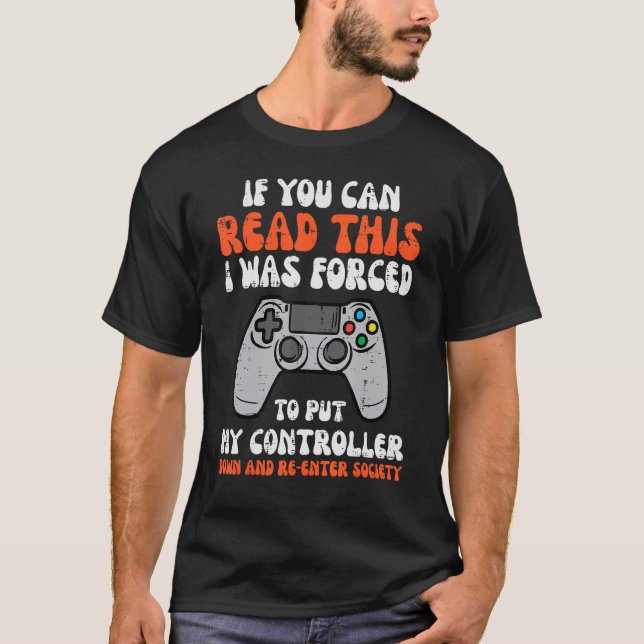 Camiseta Jogador Se Você Pode Ler Este Homens Garotos Te En (Frente)