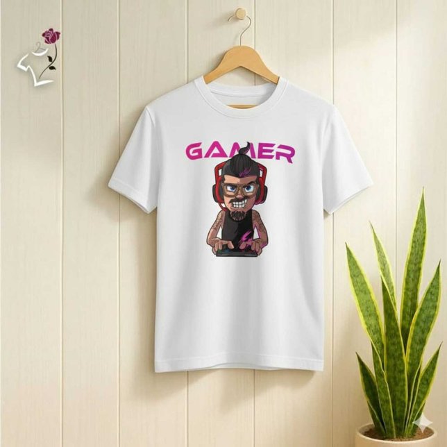 Camiseta Jogador sério (Criador carregado)