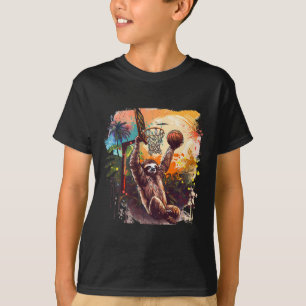 Camiseta Jogador Sketll Nature Sloth Slam Dunk Splash Sketl
