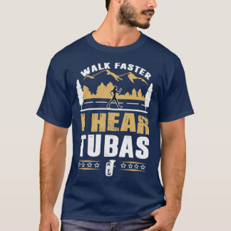 Camiseta Jogador Tuba Caminha Mais Rápido Engraçado
