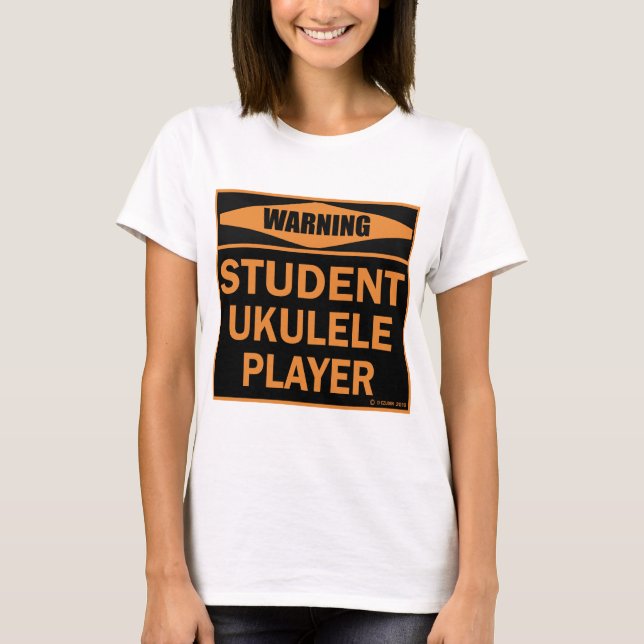 Camiseta Jogador Ukulele estudantil (Frente)