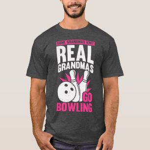 Camiseta Jogadora da boliche Avó Bowler Avô Gift