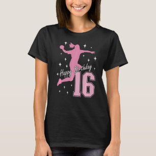 Camiseta Jogadora de andebol do 16.º aniversário