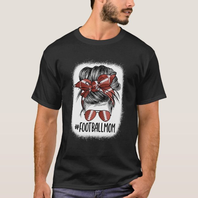 Camiseta Jogadora de Arma Mensageira Mãe de Futebol Sangrad (Frente)