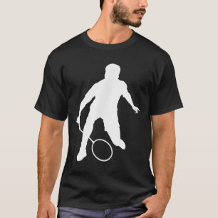 Camiseta Jogadora de Badminton Feminino Squash Masculino