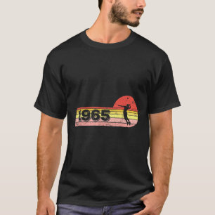 Camiseta Jogadora de badminton nascida em 1965 Aniversário