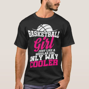 Camiseta Jogadora de basquete adolescentes mulheres garotas