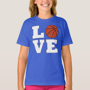 Camiseta Jogadora de basquete do amor feminino jogadora de 