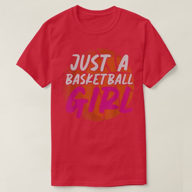Camiseta Jogadora de basquete Meninas Jogadoras de basquete (Frente do Design)