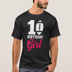 Camiseta Jogadora de futebol 10ª Aniversário da Fã de Futeb