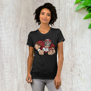 Camiseta Jogadora de futebol americano Womens T-Shirt