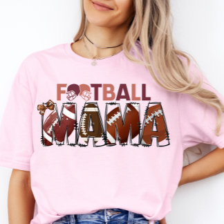 Camiseta Jogadora de futebol anima Teatro do Dia da Mãe