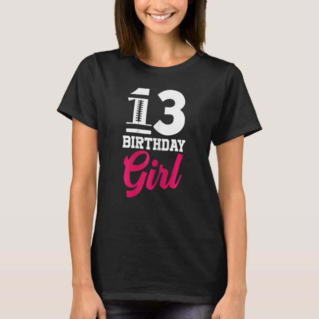 Camiseta Jogadora de futebol de 13 de futebol (Frente)