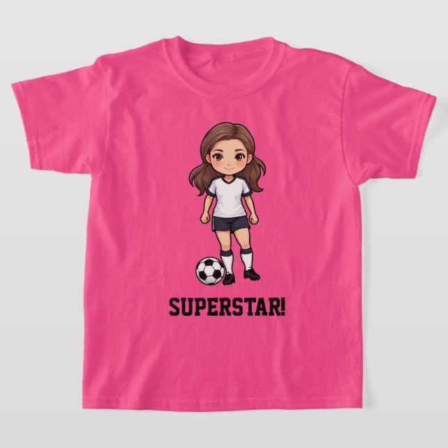 Camiseta Jogadora de Futebol Feminina (Postura )