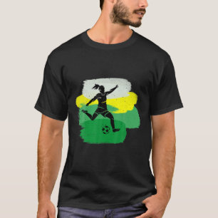 Camiseta Jogadora De Futebol Para Mulheres legal, Jogadora