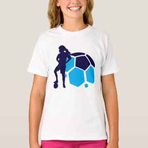 Camiseta Jogadora de futebol, Presente de aniversário, Equi