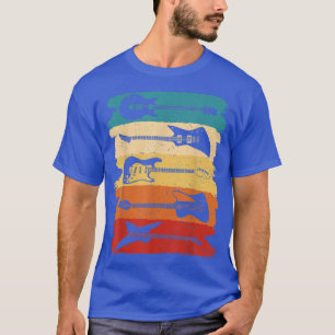 Camiseta Jogadora de Violão Mulheres Musicais Homens Crianç