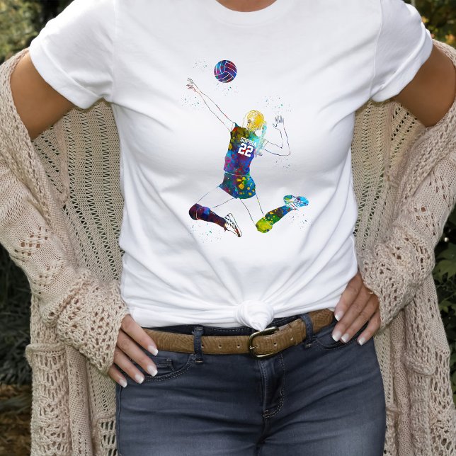 Camiseta Jogadora de Volei Feminina (Criador carregado)
