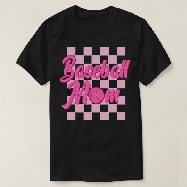 Camiseta Jogadora Mãe Negra E Rosa De Esportes Negra (Frente do Design)