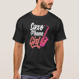 Camiseta Jogadora saxofônica saxofônica