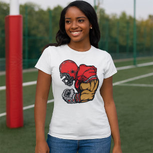 Camiseta Jogadoras de futebol americanas