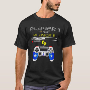 Camiseta Jogadores 1 Ready Player 2 Carregando jogos