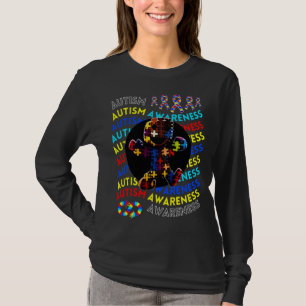 Camiseta Jogadores Autistas Navegando Autismo Autismo Mãe P