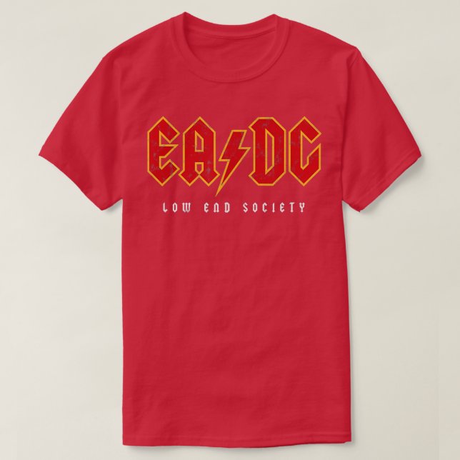 Camiseta Jogadores Bass Da Sociedade Bass Bass Guitarra EAD (Frente do Design)