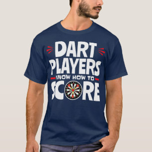 Camiseta Jogadores Dart Sabem Como Pontuar Presentes De Cam