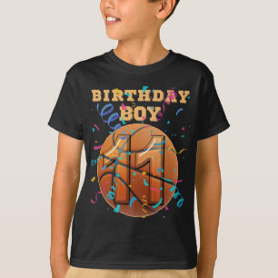 Camiseta Jogadores De Basquete De 11 Birthday Boy De 11 Ano