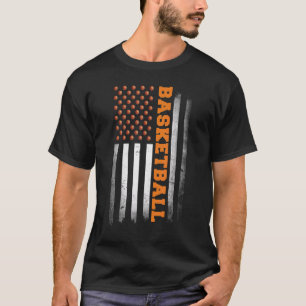 Camiseta Jogadores De Basquete Dos Eua Bandeiras De Basquet