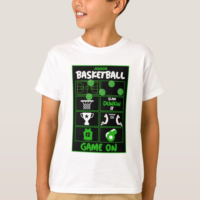 Camiseta Jogadores De Basquete Júnior (Frente)