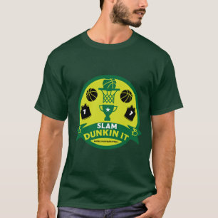 Camiseta Jogadores de basquetebol australianos em cadeira d